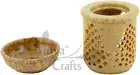 Handmade Stone Aroma Essential Oil Diffuser burner Wax Tart Warmer Large Size