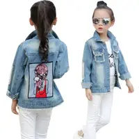 在飛比找ETMall東森購物網優惠-denim jeans Girls Children Jac