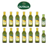 在飛比找森森購物網優惠-Olitalia 奧利塔 頂級葵花油500ml x12罐+精