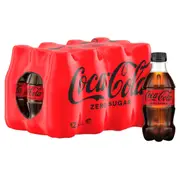 Coca-cola Zero Sugar Soft Drink Pet 300ml X 12