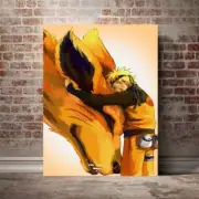 Naruto Poster Anime Peripherals Mural Canvas Painting Decoration Room 21x30cm A