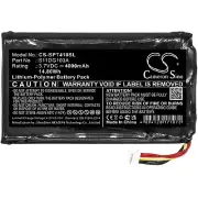 4000mAh Battery For Trimble Juno T41,Juno 5,Juno T45,Slate,P/N:S11DG103A