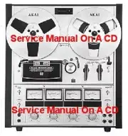 AKAI 202D-SS SURROUND ST TAPE DECK SERVICE MANUAL ON CD FRRE SAME DAY SHIPPING