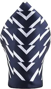 [Sojanya] (Since 1958), Navy Blue Colored, Men's Pocket Square