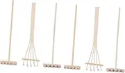 6pcs Sand Table Accessories Miniature Zen Garden Rake Garden Sand Rake Drawing Stylus Zen Garden Sand Rake Sandbox Rake Mini Zen Rake Small Desktop Decoration Bamboo