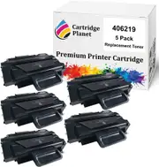 5 Pack Compatible Toner Cartridge for Ricoh 406219 TYPE-SP3300S (5,000 Pages) for Ricoh Aficio SP 3300DN
