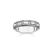 Buy Ring Crocodile shell silver blackened by Thomas Sabo online - THOMAS SABO Australia