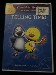 Munchkin Math: Telling Time (DVD, 2007)Mucking Math LLC. MADE IN USA. For 2-9y