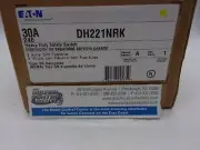 DH221NRK-EATON-HEAVY DUTY SAFETY SWITCH 2P,FUSIBLE,30A,240V,NEMA 3R RAINPROOF
