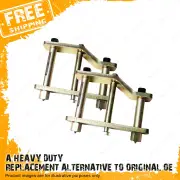 Pair Rear Trupro Leaf Spring Extended Shackles for Nissan Navara D40 05-15