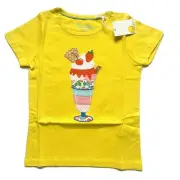 Mini Boden NWT yellow ice cream sundae girl shirt 4 5 6 7 8 4/5 5/6 6/7 7/8