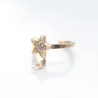 在飛比找蝦皮商城優惠-14K Star Pendant Cuff 星星垂墜耳夾耳環