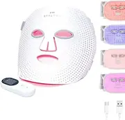 [stylPro] Wavelength LED Face Mask - Multi-Mode Skincare with Red, Blue, Near-Infrared Light for Wrinkles, Blemishes - Flexible, Rechargeable, User-Friendly, Designed in UK, Professional-Grade