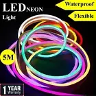 5M 2835 Led Neon Flex lights 12Vdc waterproof light strip flexible sign IP67