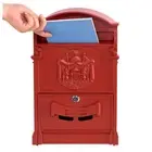 Wall Mount Mailboxes, Rust Resistant Locking Wall Mailbox for Outside, Galvan...
