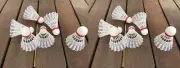 12x Plastic Badminton Shuttlecocks Shuttles for Beginners Learners Recreational