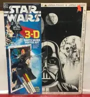 Star Wars 1978 Poster Art Craft Master 3D Darth Vader Vintage Dead stock US made