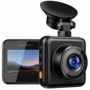 APEMAN C420 Full HD Mini Car Dash Camera - Black