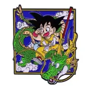 Dragon Ball Enamel Pin - Son Goku riding Shenron - Free AU Post - AU Stock