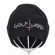 Golf Tyler The Creator Knitted hat Bone Gorras Black beanie Cap winter ski hat-Costume Hats