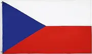 Czech Republic Flag 2' x 3' - Czech Flags 90 x 60 cm - Banner 2x3 ft Light Polyester - AZ FLAG