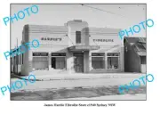 OLD LARGE PHOTO JAMES HARDIE FIBROLITE STORE c1940 SYDNEY NSW