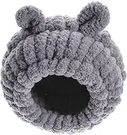 VERDANVERSE Hanging Parrot Nest Warm Bird Bed for Pets Comfortable Sleeping Spot for Parakeets and Canaries for Bird Cages Cozy and Wear Resistant Design Grey