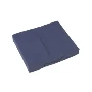 DMI Seat Mate Polyester/Cotton Foam Relief Coccyx Cushion 16" x 18" x 3" Navy