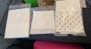 Vtg Printed Border 14 Ct Cross Stitch Fabric for pillows/framing 3 Options