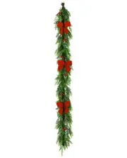National Tree Company 6ft Feel-Real Christmas Classic Garland