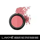 Lakme Absolute Face Stylist Blush Duos - Rose Blush