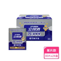 在飛比找momo購物網優惠-【立得清】75%酒精擦輕巧單片包30片/盒；24盒組(酒精濕