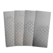 Diamond Sharpening Stone, 4PCS Knife Sharpening Stone Whetstone Honeycomb Sur...