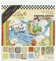 Graphic 45 Deluxe Collector's Edition Pack 12"X12"-Mother Goose