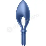 Satisfyer Bullseye Blue App Controlled Adjustable Vibrating Cockring