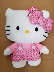 Sanrio Hello Kitty 18 Inches Plush Backpack With Dots Prints New