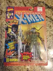 1993 The Uncanny X-Men 5TH Edition Wolverine Figure GREEN Kaybee Exclusive - New