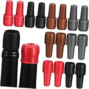 TIDTALEO 16 Pcs Silicone Wine Stoppers Reusable Wine Bottle Sealers Stylish Colors and Safe Easy to Use and Clean