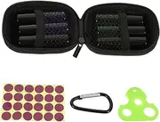 LIFKOME 1 Set Refillable Roller Bottles Essential Oil Containers with Travel Bag Durable and Leak Empty Bottles for Home and Travel Use