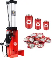 Pneumatic Can Crusher with Auto Feed for Recycling 12 Oz 16 Oz Aluminum Cans, So