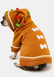 [Trickz N' Treatz] Sweet Bite Gingerbread Pet Hoodie