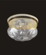 Dolls House Ceiling Light With A Removable Clear Shade 1:12 Scale Miniature 4011