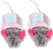 WOONEKY 2pcs Catnip Mouse for Cats Cat Funny Kitten for Indoor Cats Cat Mouse Pet Indoor Cats Mouse for Cats Cat Mice Kitten Teething