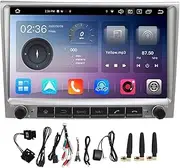 8in Car Stereo, Compatible with Boxster Cayman 911 997 987 987C, GPS Navigation Multimedia Player, Android 12 CarPlay Auto Radio DVD System (4+64G)