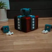 Annoying Gift Puzzle Box – 3D Printed Locking Present with Screws