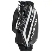 PYKES PEAK Golf Caddie Bag Cart Type Lightweight 2.5kg GBG-201 Black x White JPN