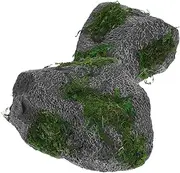 GAROZATION 2pcs Realistic Artificial Foam Rocks for Indoor Plants Outdoor Landscaping Lightweight Decorative Faux Stone for Aquarium Micro Landscaping Decor Weather Resistant Easy to Shape