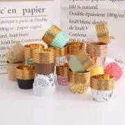 50Pcs Paper Cups Cake Cupcake Wrappers Muffin Cases Baking Cup Cake Liner Tray