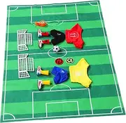Kisangel Set Tabletop Soccer Game for Football Match Set for Family Fun Party Games Collectible Soccer Portable