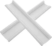 WESIEVYA Modern Flush Mount 50cm Led Crown Molding Trim No Groove Design Stylish Ceiling Corners Decor Aluminum Material Easy Cleaning